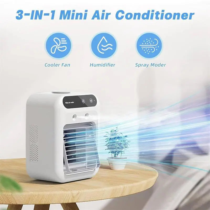 Happyep® Cordless Personal Air Cooler - Instant Cooling Mist for Office & Home