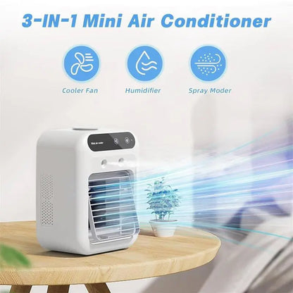 Happyep® Cordless Personal Air Cooler - Instant Cooling Mist for Office & Home