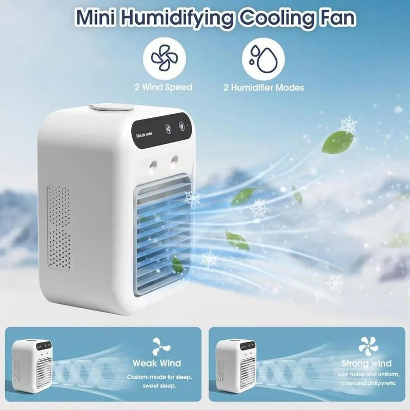 Happyep® Cordless Personal Air Cooler - Instant Cooling Mist for Office & Home