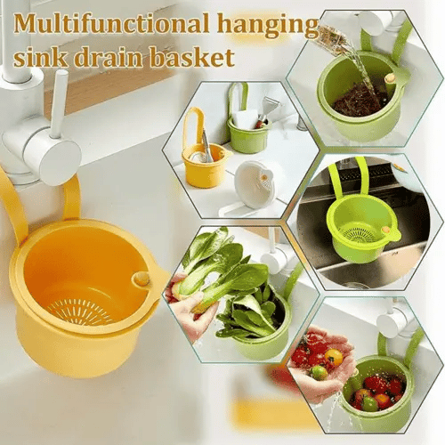 🔥 Hot Sale 50% OFF 🔥Multifunctional hanging sink drain basket