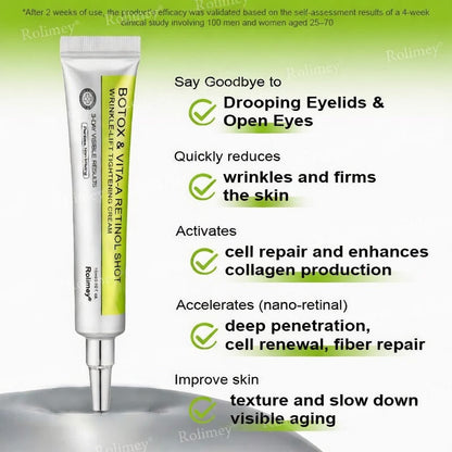 Rolimey® Botox & Vita A Retinol Shot Wrinkle-Lift Tightening cream