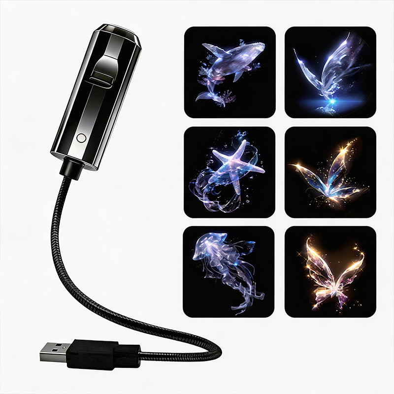 ✨ Plug-and-Play HD Galaxy & Ocean Projector Night Light🥳50,000+ Happy Users