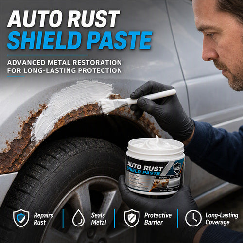 Free Shipping Today Only🔥Heavy-Duty Auto Rust Shield Barrier Paste & Applicator Brush 🛡️🚗 (JG)