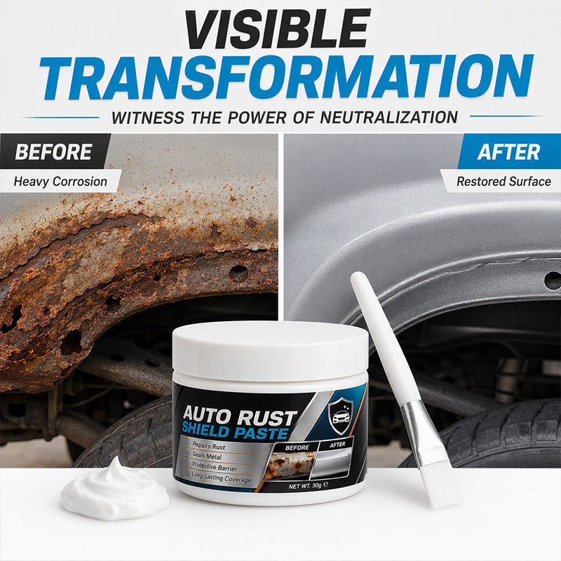 Free Shipping Today Only🔥Heavy-Duty Auto Rust Shield Barrier Paste & Applicator Brush 🛡️🚗 (JG)
